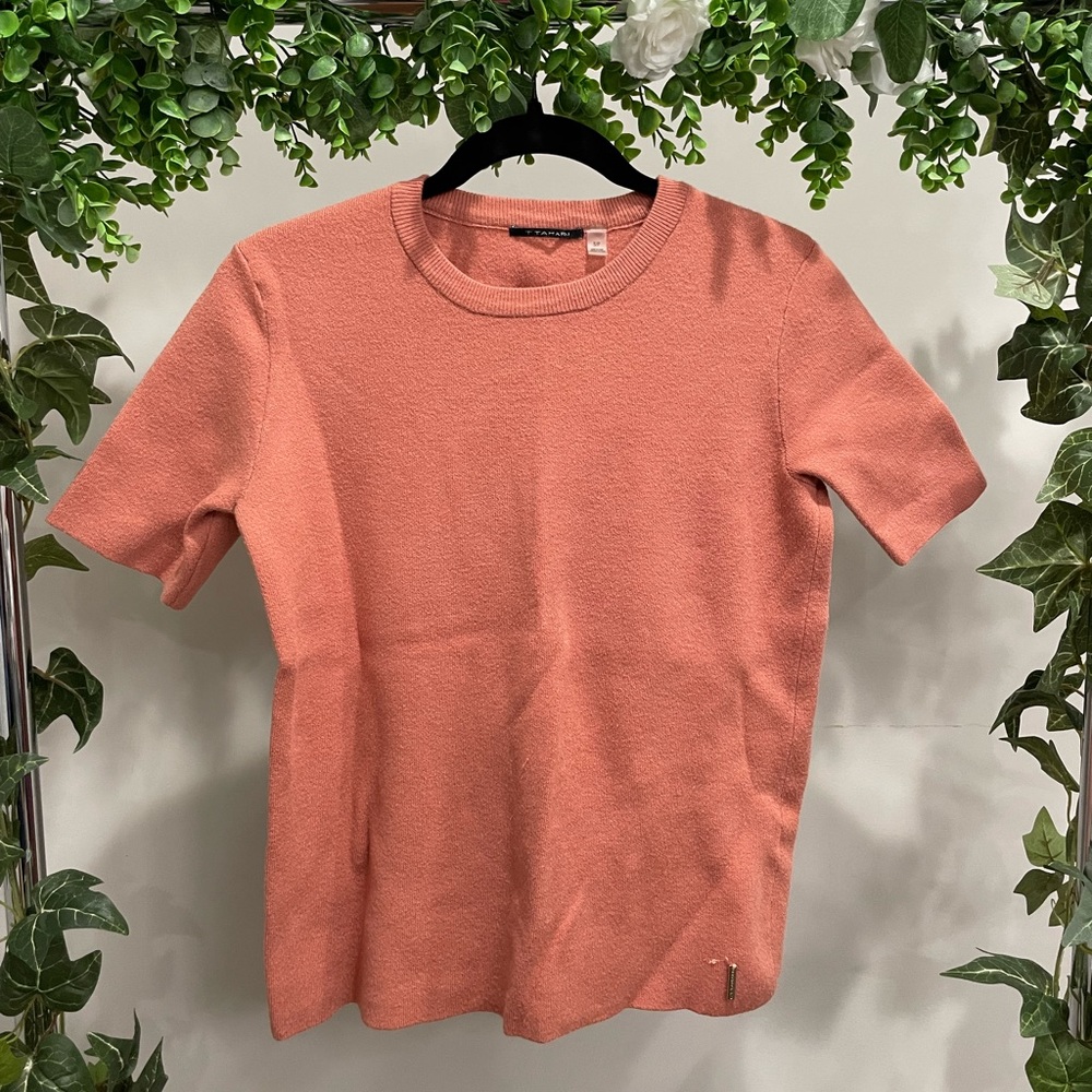 Coral thick material Tahari work shirt
